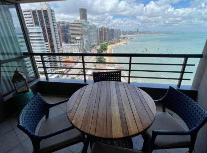 Flat Iate Plaza Na Beira Mar Com Vista Mar Daire Fortaleza  Dış mekan fotoğraf